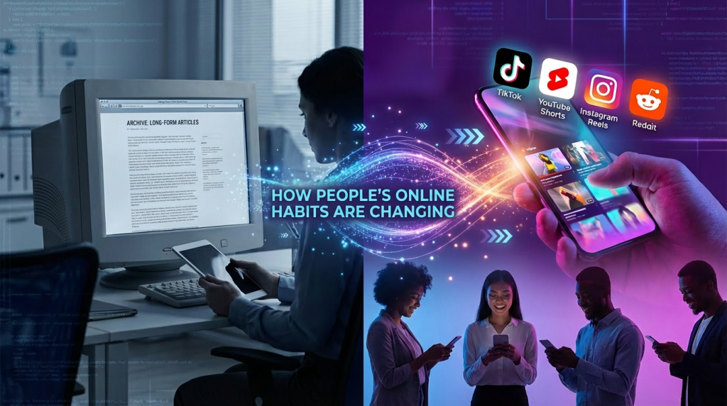 behavioral changes online